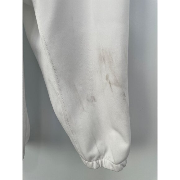 Mizuno Short Baseball Pant Youth M White Red Polyester Athleisure Sportswear NEW - Picture 3 of 11